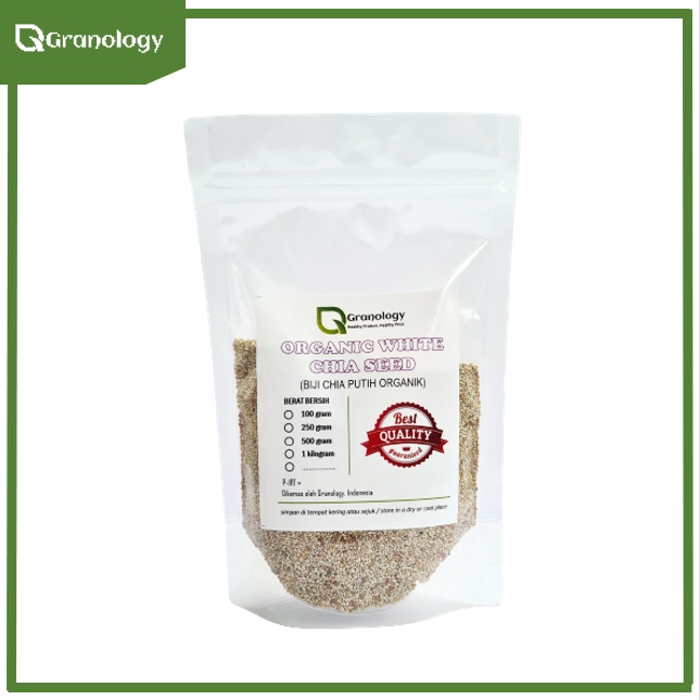 Organic White Chia Seed Peru (250 gram) by Granology