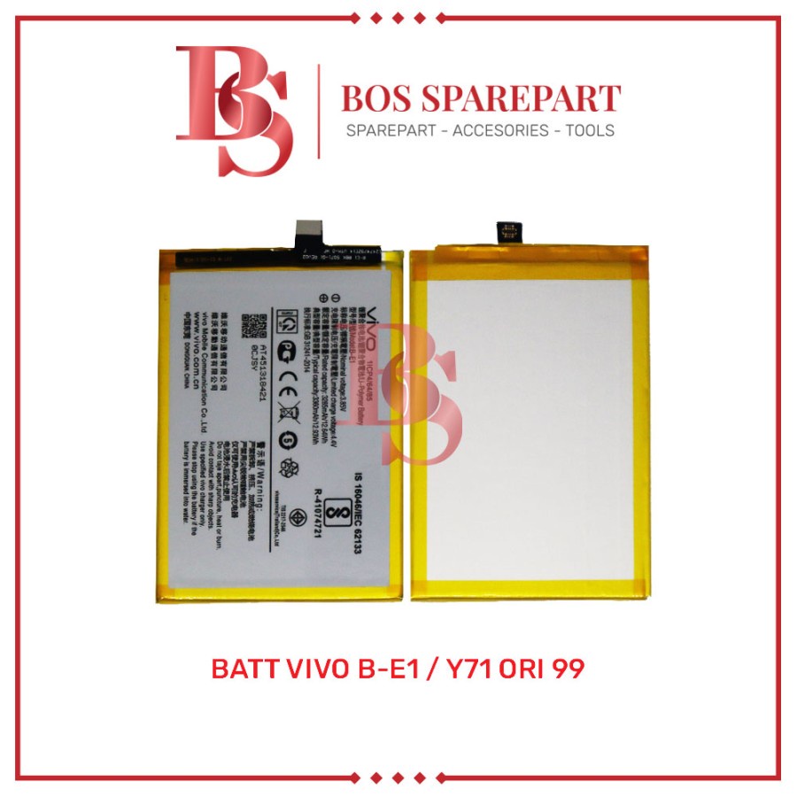 BATERAI VIVO B - E1 / Y71 ORI 99 / BATTERY / BATRE