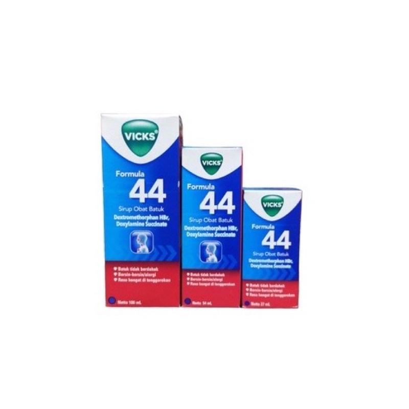 Vicks Formula 44 Sirup Batuk Dewasa 100/54/27 Ml