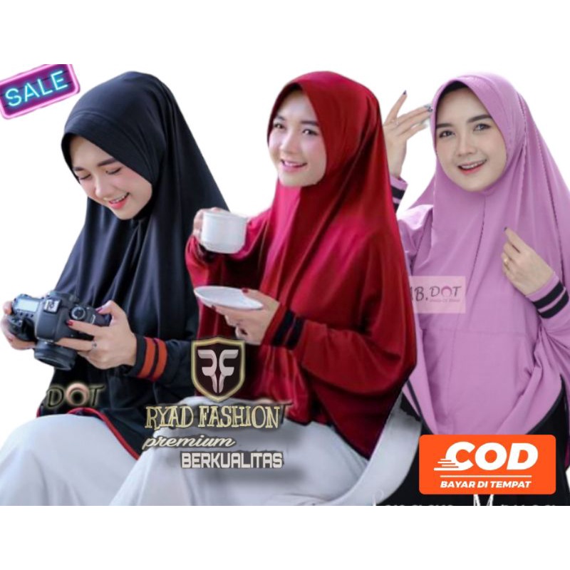JILBAB LENGAN SAKU, HIJAB LENGAN PANJANG, PRAKTIS SIMPEL PAKAI NYA