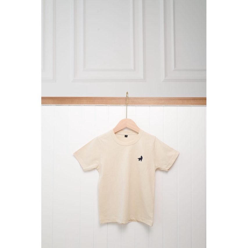 LITTLE WARREN Kaos Anak Premium Warna Cream