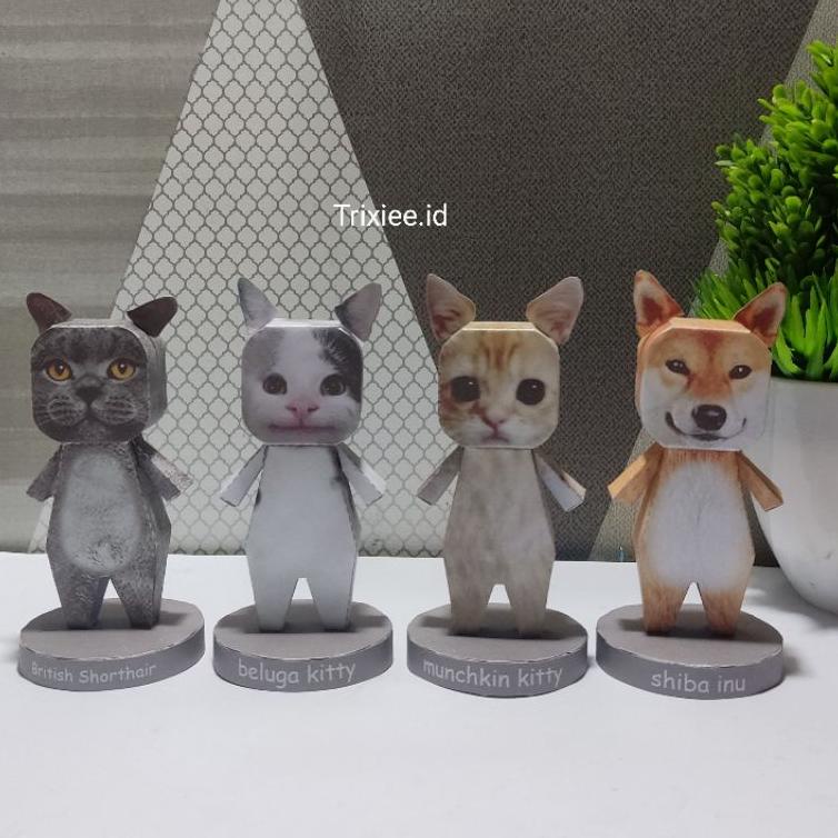 LANGSUNG CHECKOUT ㊔ Dudul Kucing Tebal Papercraft ♘