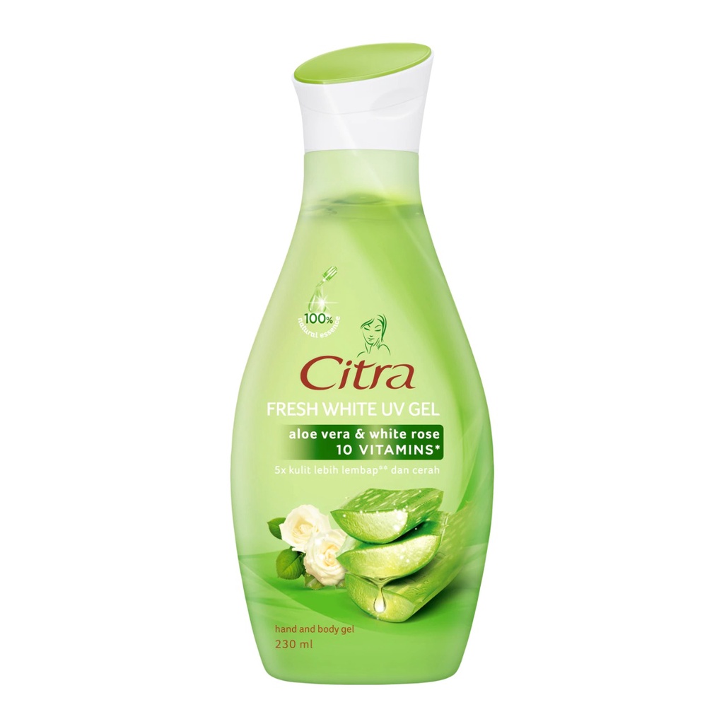 Citra / Body lotion / Korean pearl &amp; Mulberry / Bengkoang dan grean tea / Aloe Vera &amp; White Rose 230ml