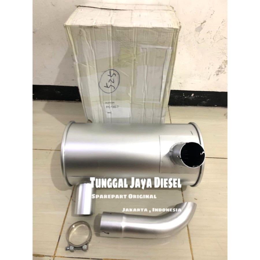 Muffler Knalpot Komatsu PC130-7 PC130f-7 PC130 7 IMPORT