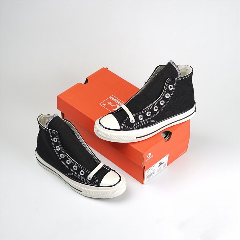 Original PREMIUM BNIB CONVERSE CHUCK TAYLOR ALLSTAR 70s HI BLACK WHITE MADE IN VIETNAM