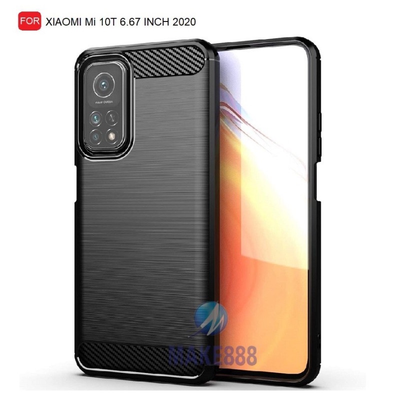 CASE SLIM FIT CARBON IPAKY XIAOMI MI 10T SOFTCASE - GA