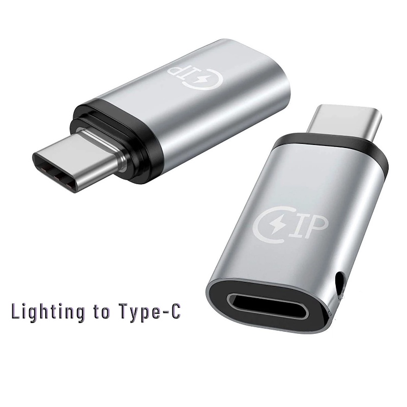 Kabel Adapter OTG USB Tipe C Ke Lightning Female 5V 2.1A Untuk Handphone