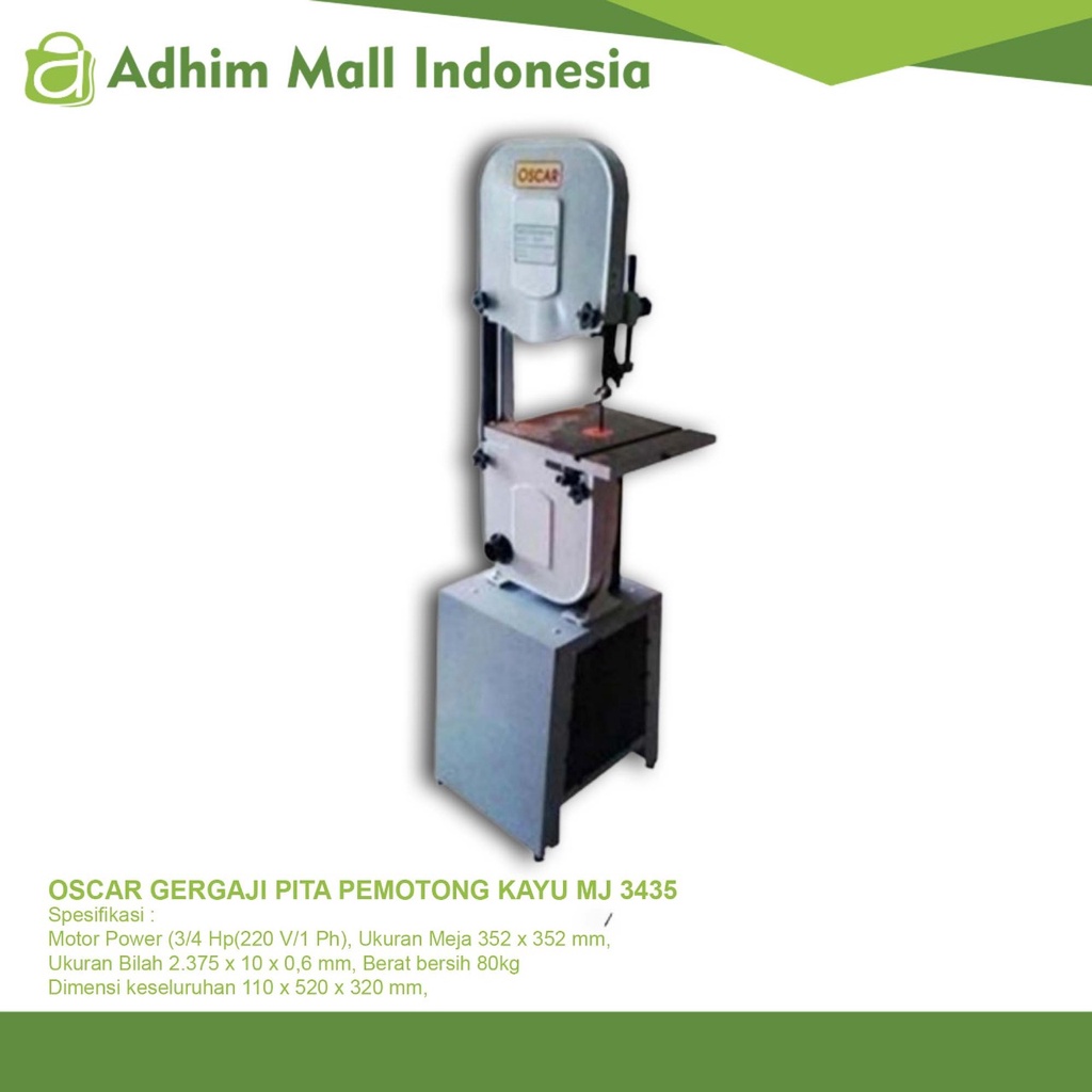 OSCAR GERGAJI PITA PEMOTONG KAYU MJ 3435