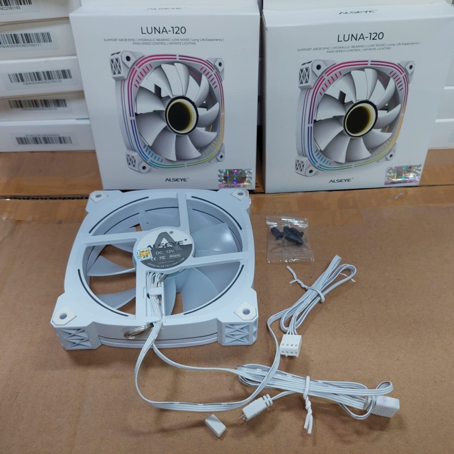 Fan Casing 12cm Alseye Luna-120 ARGB PWM SYNC