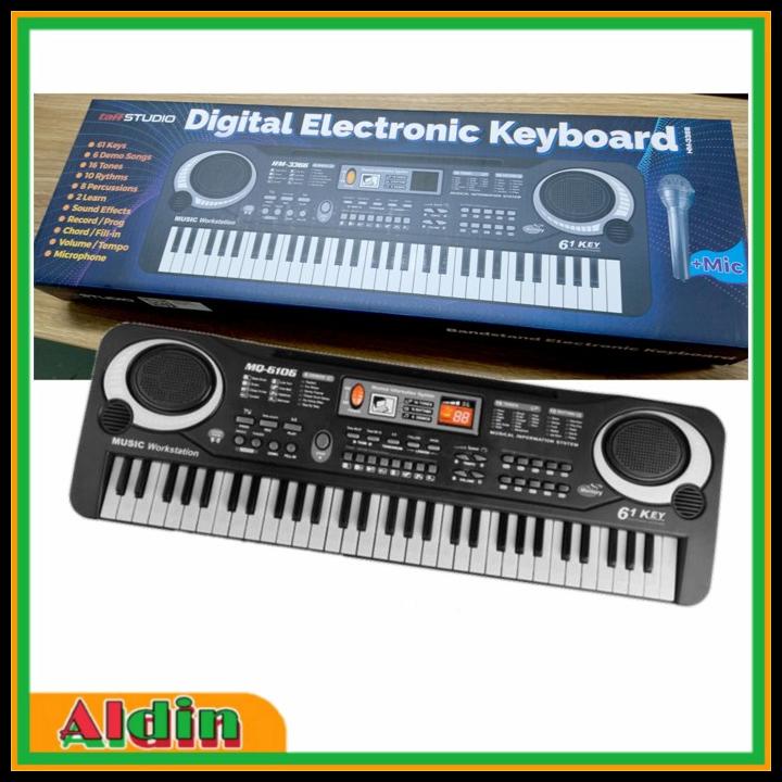 Digital Electronic Keyboard 61 Keys - Mq-6106