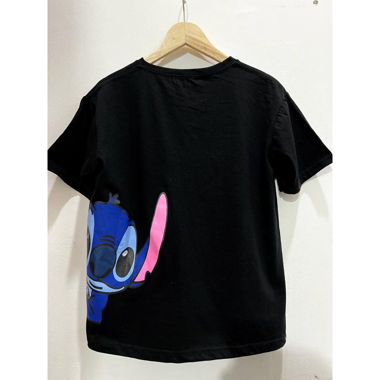 KAOS OHANA STITCH | BAJU TUMBLR TEE SHIRT OVERSIZE DUSTY ROSE BLUE HITAM BEIGE | TUMBLR TEE | KOREA STYLE