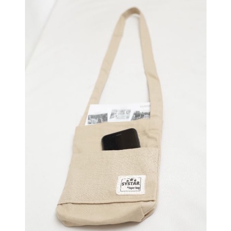 MINI CANVAS BAG - Tas selempang kanvas / Sling Bag canvas
