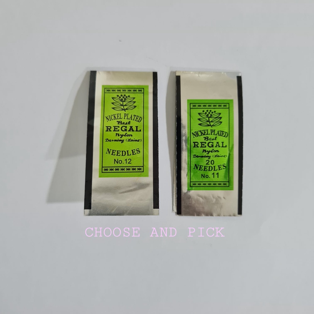 Jarum Tangan Merk Regal / Jarum Regal Made In Japan / Jarum Jahit Tangan Regal Nomor 11 dan 12