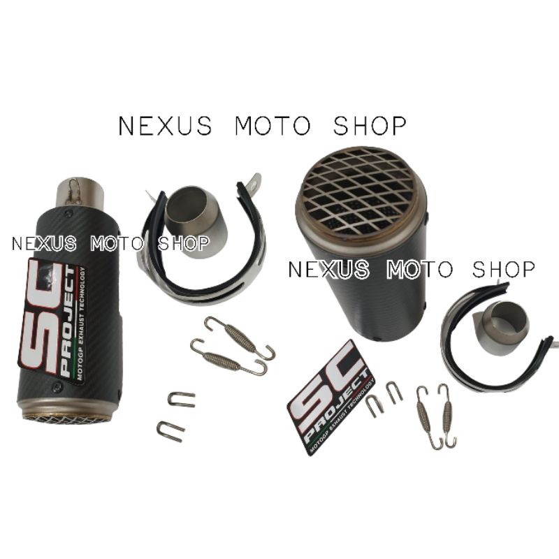 silencer sc project slip on sc project knalpot sc project CR -T carbon