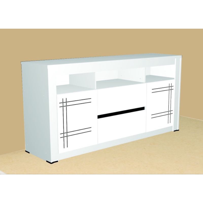 Lemari Hias Lemari TV Rak Penyimpanan Lemari Kabinet Bufet Minimalis (khusus wilayah palembang)