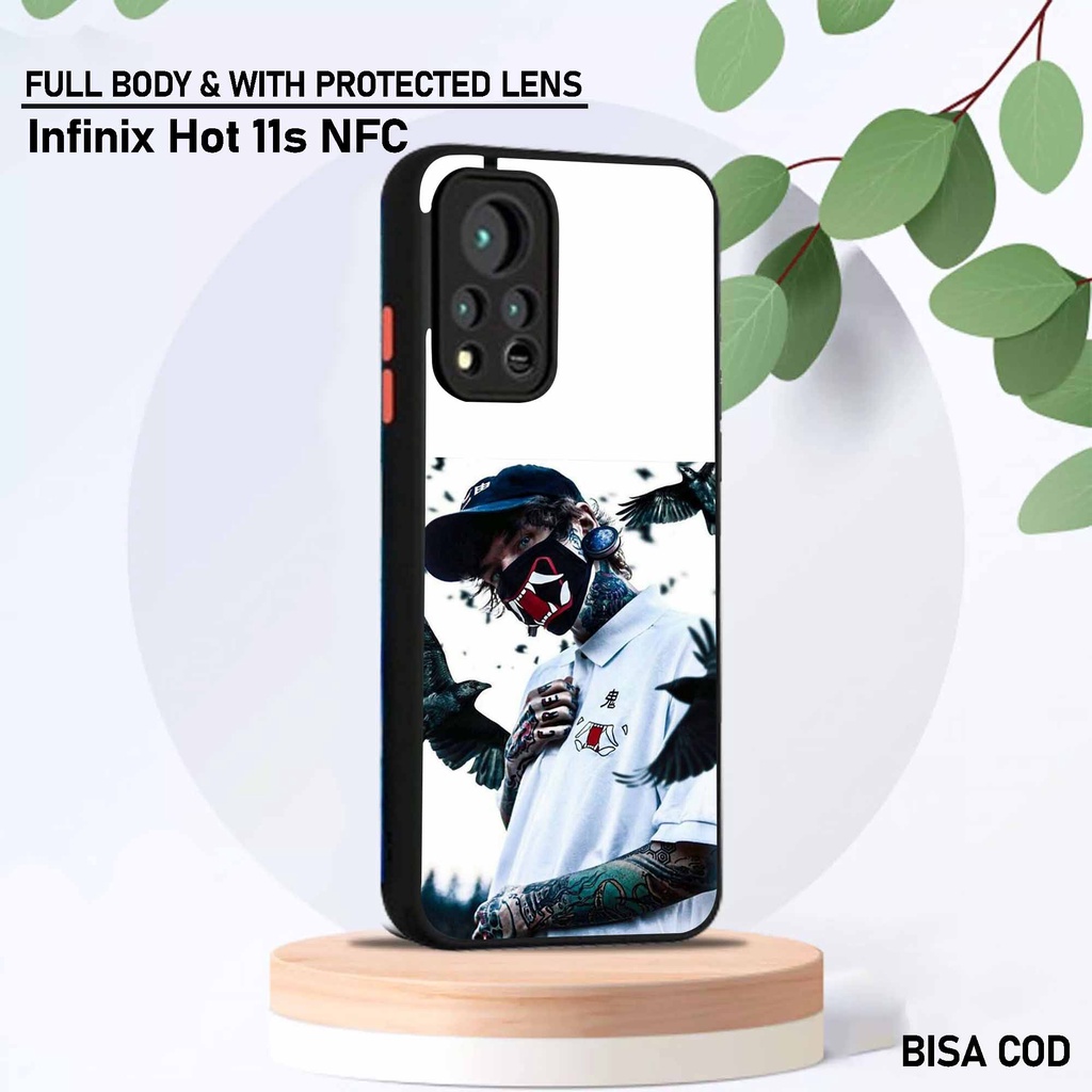 Softcase Dove Infinix Hot 11s Nfc - Motif [ Mancase Keren 2 ] - Silikon Protec camera Infinix Hot 11