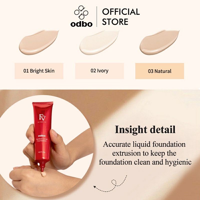 [BPOM] OdbO FV Authentic SK-FOREVER BPOM Perfect Cover Foundation 30g