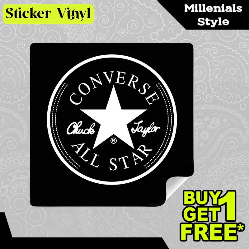 

Stiker Sticker Converse All Star Gambar Unik Desain Keren dan Kekinian Aesthetic Bahan Vinyl Satuan Anti Air