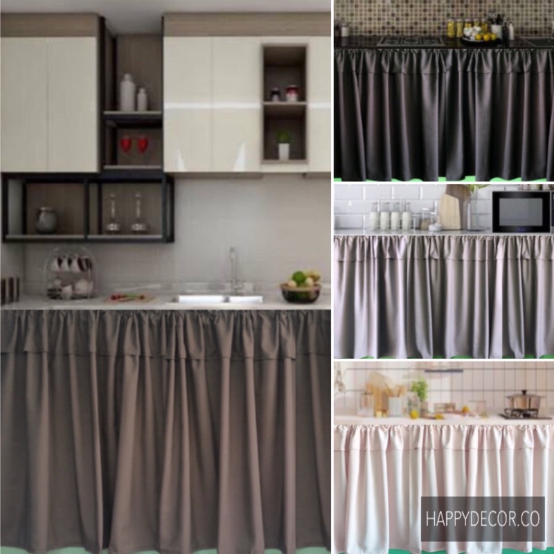GORDEN KOLONG DAPUR TINGGI 50,60,70,75,80,85 MINIMALIS MODERN AESTHETIC MOTIF KOREAN POLOS PREMIUM