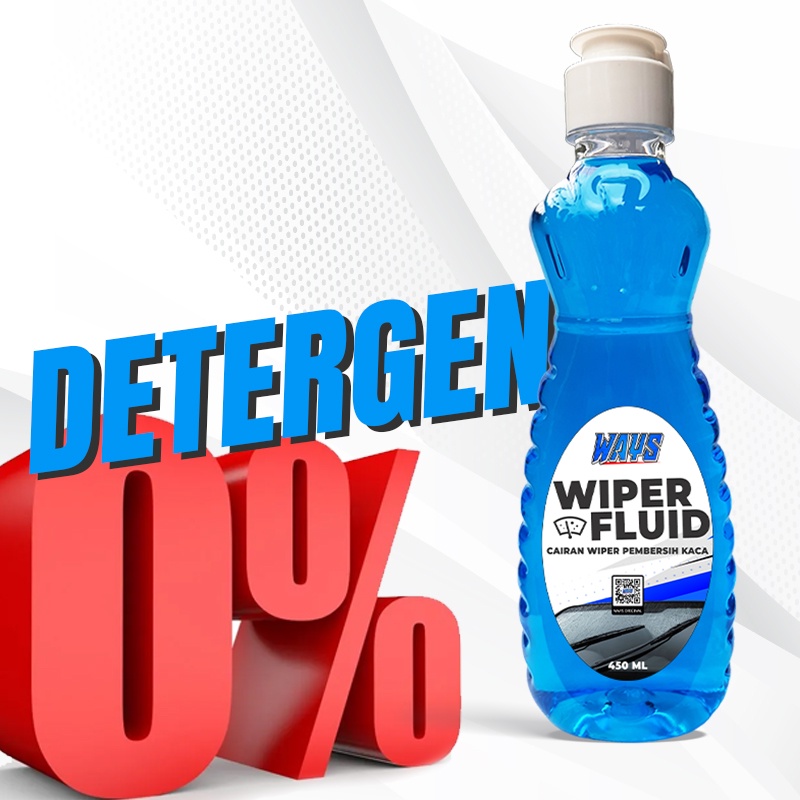 A036 | WAYS Cairan Wiper Pembersih Kaca Mobil / Wiper Fluid / Windshield Cleaner - 450ml