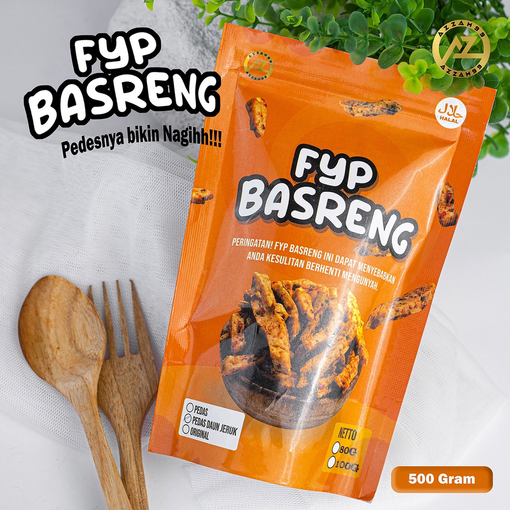 

BASRENG PEDAS DAUN JERUK PAKET 5 PACK(100 GRAM)500 GRAM,BASRENG STIK