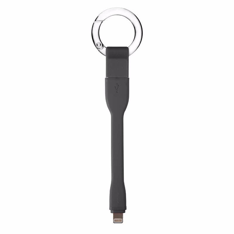 Ring Buckle Lightning Cable Targus ACC996AP 2.4A FastCharger MFI Black