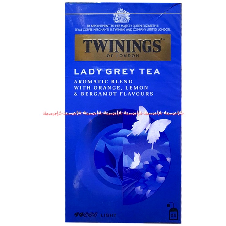 Twinings Lady Grey Tea 25bags Teh Ladygrey Teh Hitam Alami Twining Ledi Grey Twinnings lady Twining ladygrey Teh Aroma Bergamot Teh Tradisional Inggris