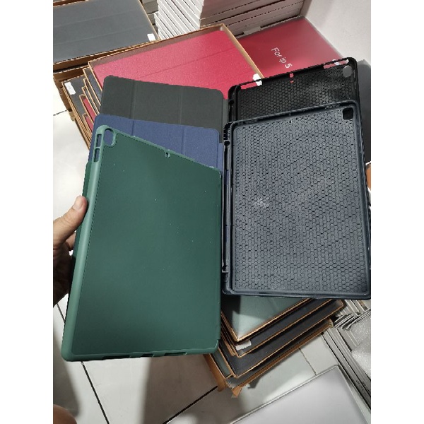 Smartcase With PEN Holder Ipad Air 3 10.5 2019 Ipad Pro 10.5 2017 AUTO LOCK Casing Sarung Case Stand standing book buku Flip Cover Casing Sarung