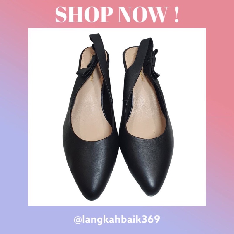SALE Cuci Gudang Sepatu Wanita Heels Original Hush Puppies Aliyah Lucia In Black PROMO 100%