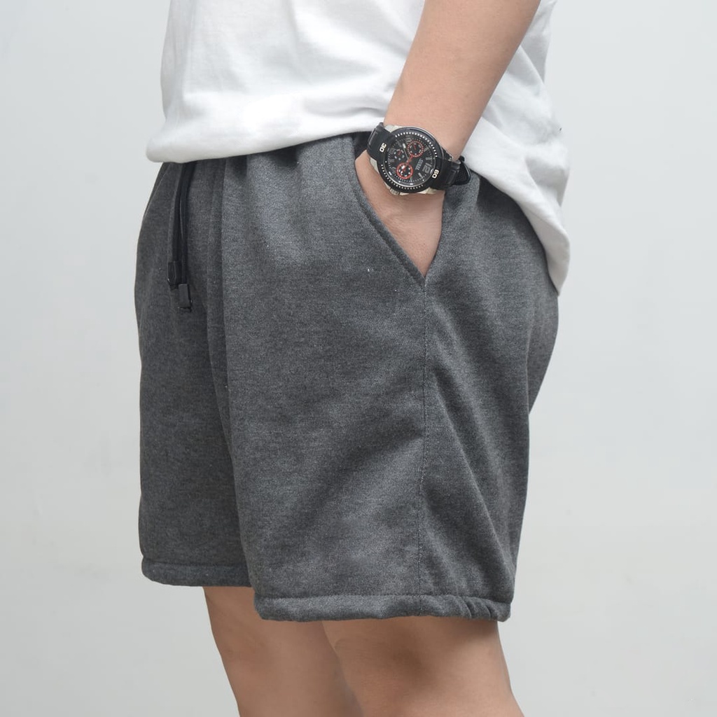 Celana pendek Joger boxer training Santai Wanita dan Pria Distro Polos Warna Polos Untuk Tidur Kasual