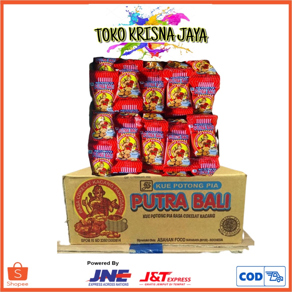 

1 DUS SNACK JADUL KUE PIA PUTRA BALI RASA COKELAT PANGGANG NETTO 10 PCS