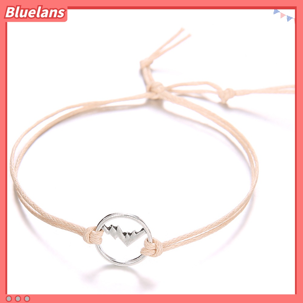 4pcs / Set Gelang Multilayer Hollow Warna-Warni Gaya Boho Untuk Wanita