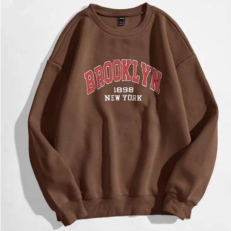 ZASKIYA - BASIC SWEATER BROOKLYN 1898 / CREWNECK POLOS SWEETSHIRT UNISEX