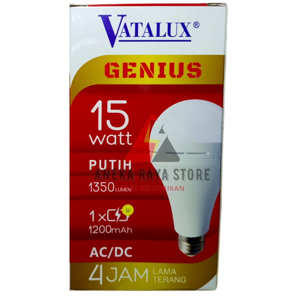 LAMPU LED EMERGENCY VATALUX 15 WATT