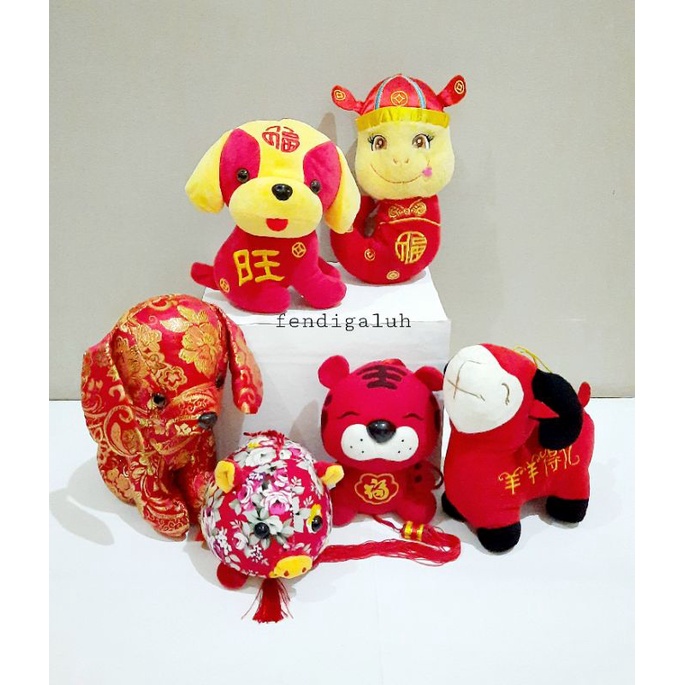 Boneka Shio Cina/ Boneka Hoki/ Zodiak/ Boneka Imlek/ Boneka Shio