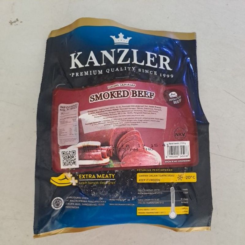 

Kanzler Smoke Beef 250g Isi 15