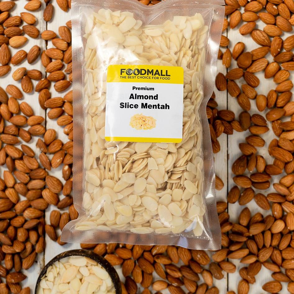 

Direkomendasikan--Almond Slice MENTAH 250 gram