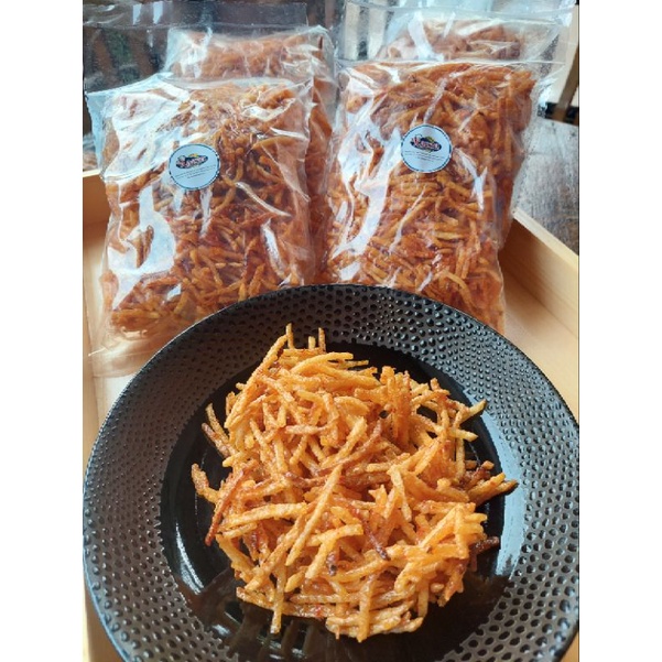 

TERLARIS Kentang Mustofa Razza 250gram Kentang Mustofa Pedas Asin Manis Asam nya pas