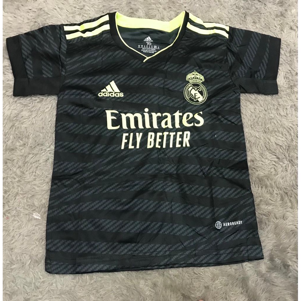 Jersey kids / anak madrid 3rd 2022 - 2023 grade ori import