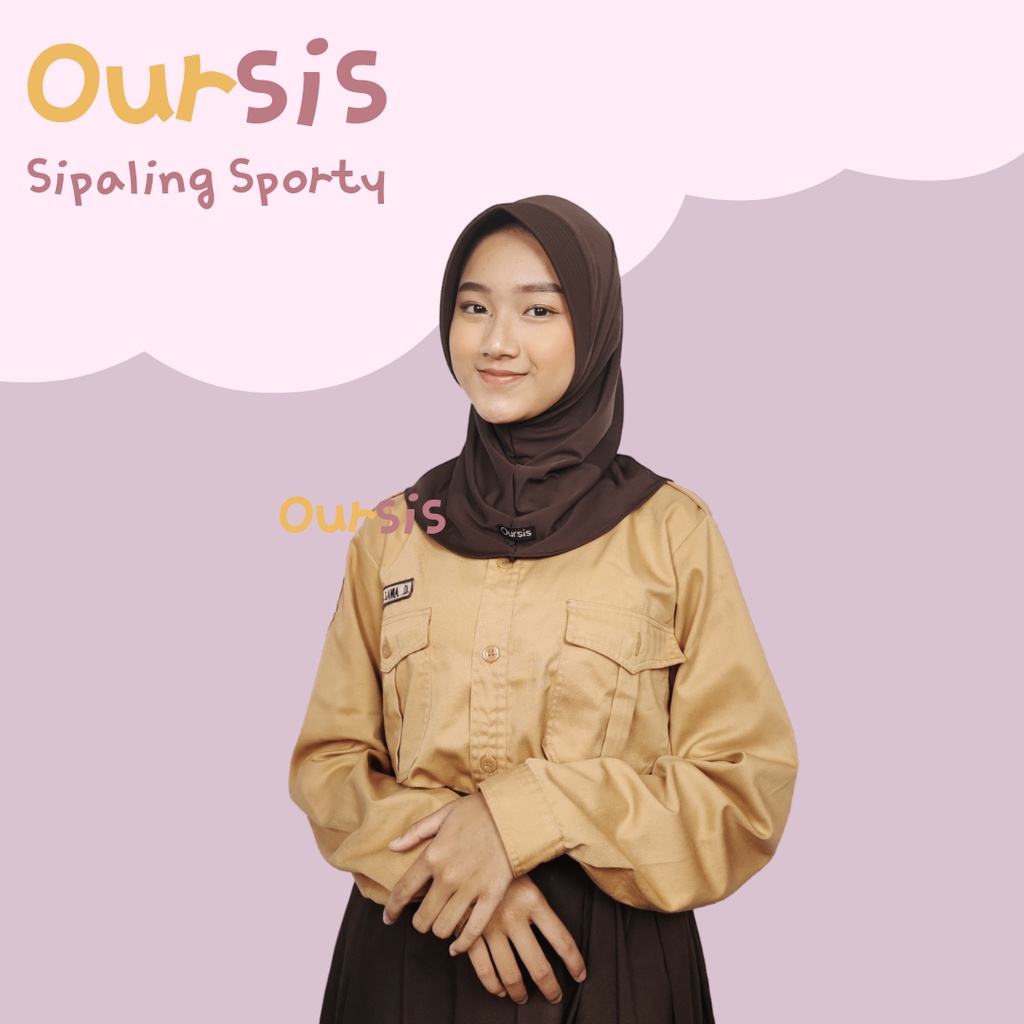 ᴏᴜʀꜱɪꜱ Jilbab Sport Instan Sekolah | SiPALING SPORTY