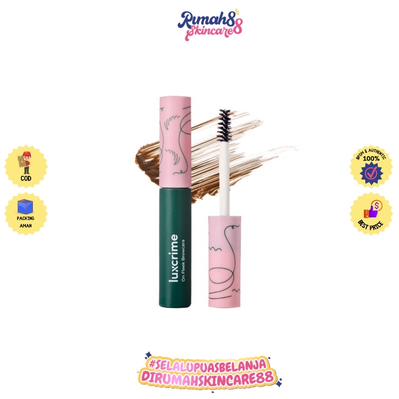 LUXCRIME On Fleek Browcara | Brow Mascara | Maskara Alis Lux Crime
