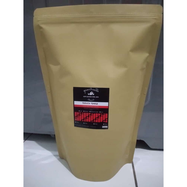 

Kopi Robusta Tempur Grade Premium 1kg