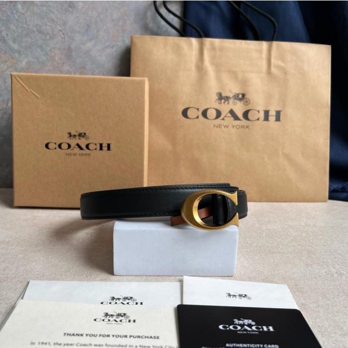 Belt Wanita Coach Woman Reverseable Belt Original