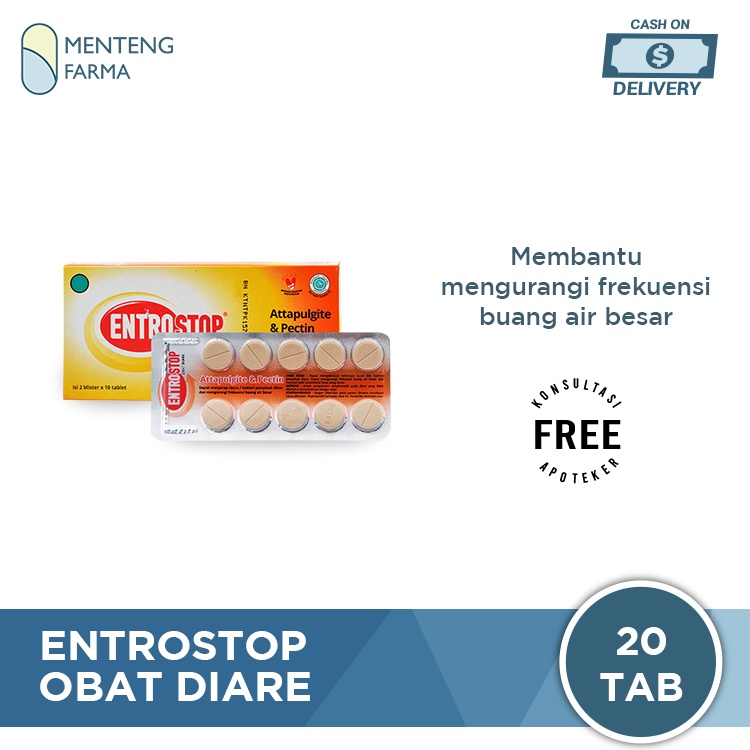 Entrostop Obat Diare - Cepat Menghentikan Diare