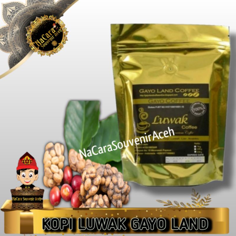 

KOPI LUWAK PREMIUM GAYO LAND 250gr