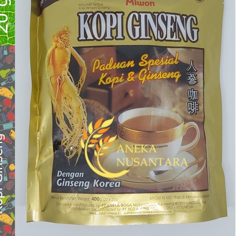 

Terlaris Kopi Ginseng Miwon Sachet isi 20 