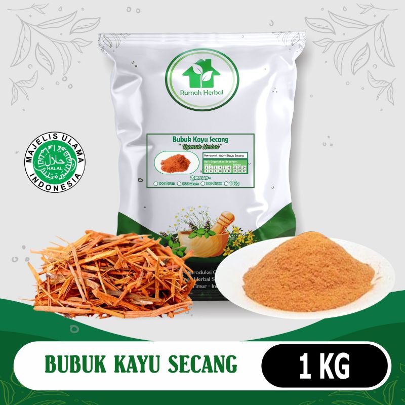 

Bubuk kayu secang murni kemasan 1kg