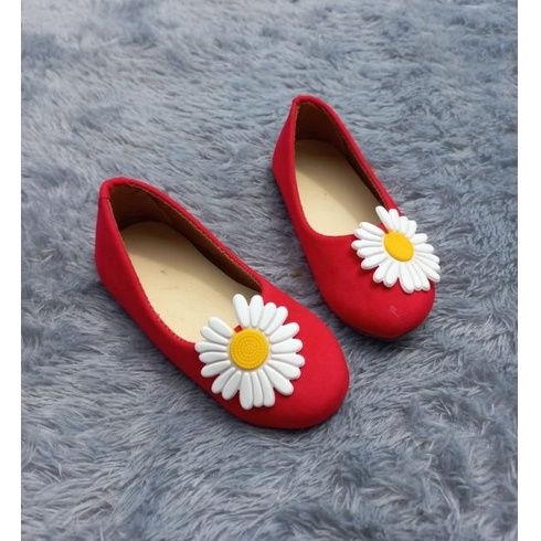 Sepatu Anak SD Perempuan Flatshoes Bunga Yasmin 26-30