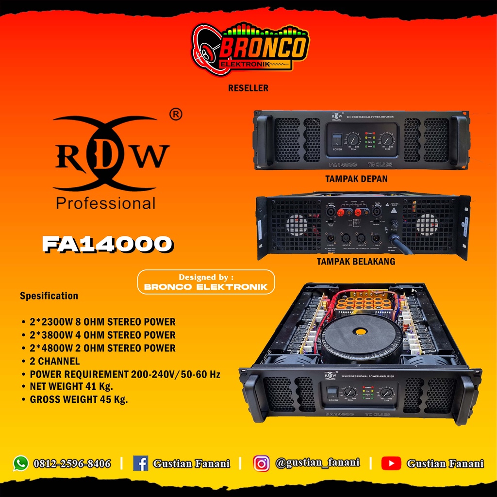 POWER RDW FA14000