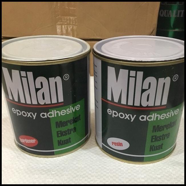 Lem Epoxy Milan 1Set Hardener+Resin 1Kg